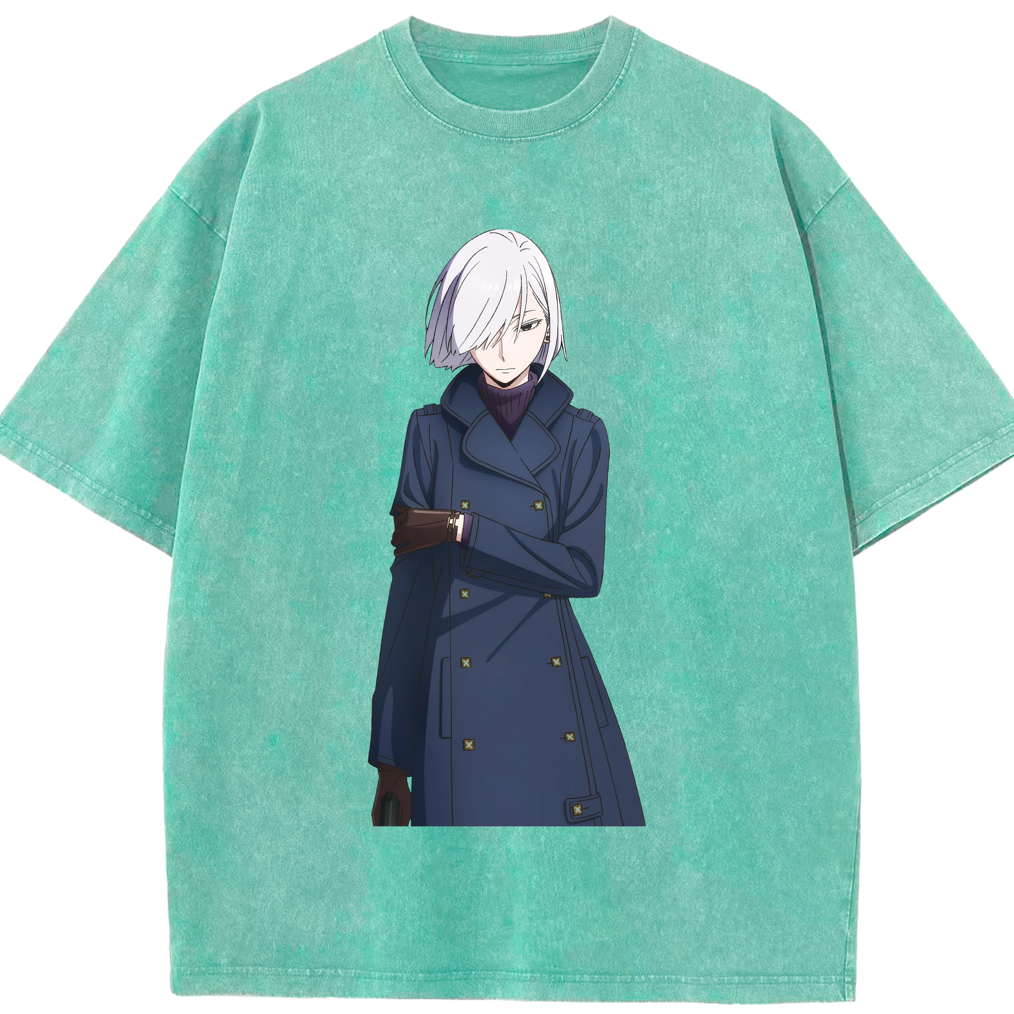 （画像用） SPY×FAMILY间谍家家酒 綿100% ヴィンテージ風 半袖Tシャツ（フロントプリント）